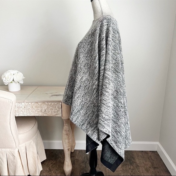 DKNY Poncho Sweater Space Dye Marled Medium Large - Picture 13 of 14